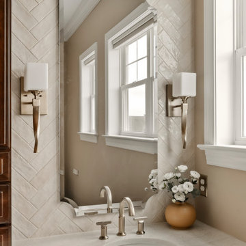 Modern Curved Shower Retreat