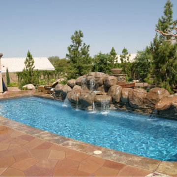 Viking Fiberglass Pools - Poseidon - Sapphire Blue - Aquatic Pools