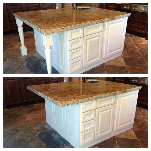 Kitchen Island Decorative Legs Or Not