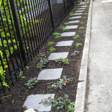 Belmar, NJ Gravel-lok Walkway, Stepping Stone Path and Succulent Gardens