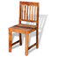 VidaXL Dining Chairs, Set of 4, Solid Sheesham Wood