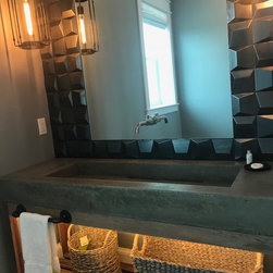 Custom Concrete Sinks - Bathroom Vanities And Sink Consoles