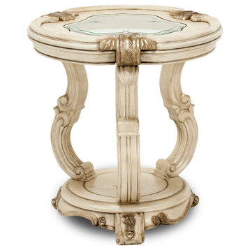 Platine de Royale Chair Side Table - Champagne