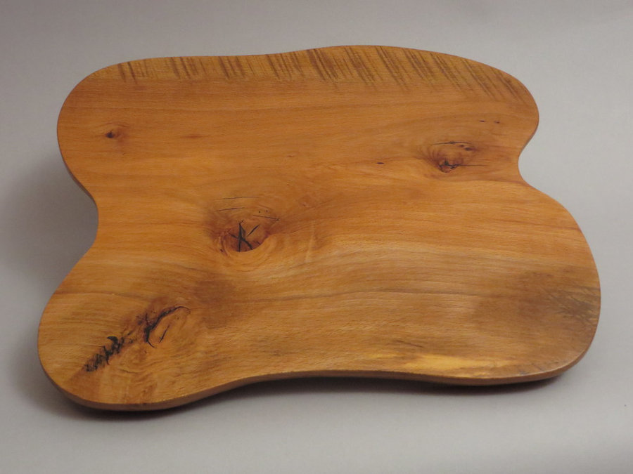 #1403 Reclaimed Beech Cutting & Serving Board 13" x 12"