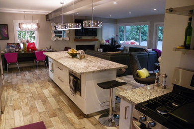 Inspiration for a contemporary kitchen remodel in Atlanta