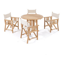 Barbuda Teak Directors Set - Outdoor Dining Sets