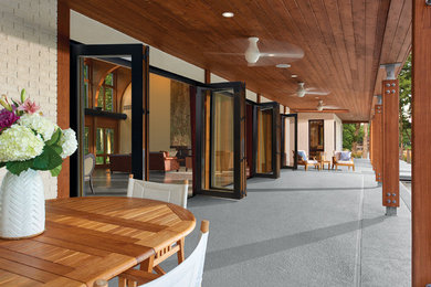 Transitional exterior home idea in Other