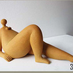 Ceramic Nude sculpture for table or fireplace - Products