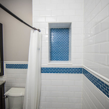 Coordinating Bathroom Remodel for Two Boys