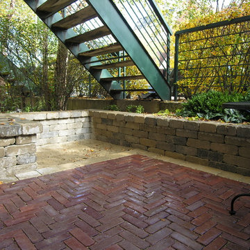 Lincoln Park patio & sandbox