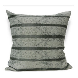 Shibori Cushion Bhutan Green Tea - Decorative Cushions