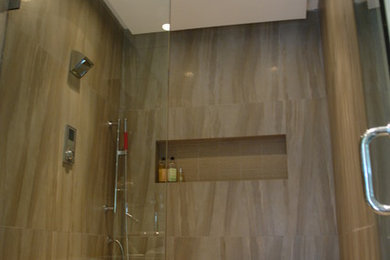 Inspiration for a contemporary bathroom remodel in Other