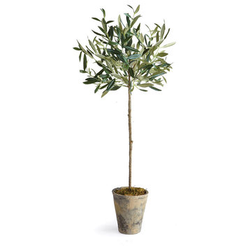 Artificial Olive Tree in Pot, 30"