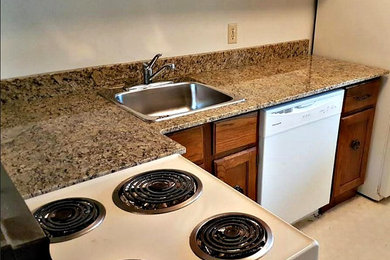 Inspiration for a contemporary kitchen remodel in Other