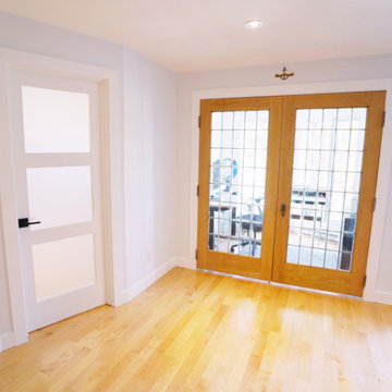 Partitioned home office and guest room remodel
