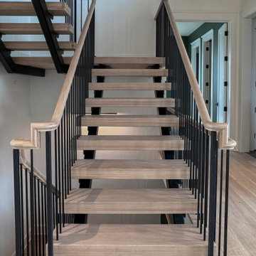 Project #122 | Freestanding Steel & Wood Staircase