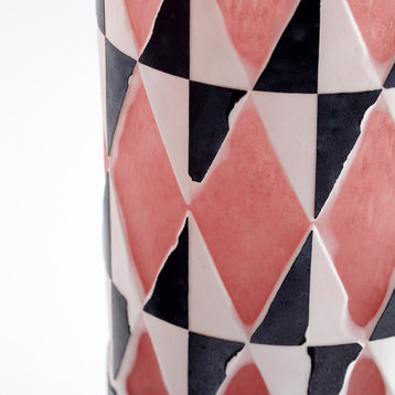 Cyan Design Large Mesa Vase 11107 - Black and White