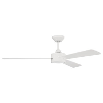 Provision 52" Indoor Ceiling Fan, Matte White