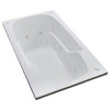 Troy 32 x 60 Rect. Air & Whirlpool Jetted Drop-In Bathtub with Right Drain