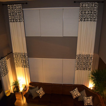 Leyden Rock Meritage Telluride Model Famliy Room Curtains