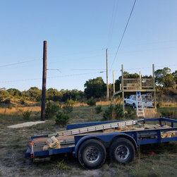 600' zip line with landing platform - Products