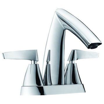 ALFI brand AB1003 1.2 GPM Centerset Bathroom Faucet - Polished Chrome