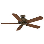 Casablanca Fan Company - Casablanca 54" Panama Ceiling Fan With Wall Control, Aged Bronze - Rich in history and tradition, the Panama is a true classic. Inspired by evolutions in the automobile industry, this product has been revamped and revitalized while keeping the foundation and integrity that makes it one of our best ceiling fans. This traditional fan boasts superior air circulation driven by a reversible, four-speed Direct Drive motor for unparalleled power, silent performance, and reliability over decades of daily use. The original five-bladed fan, the Panama remains as timeless as ever.