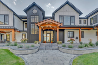 Farmhouse exterior home photo in Vancouver