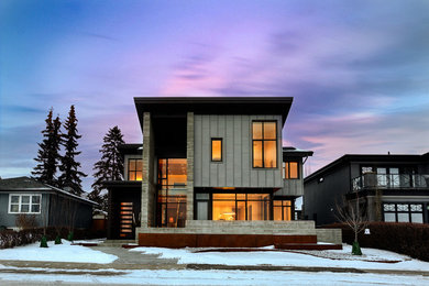 Modern exterior home idea in Calgary
