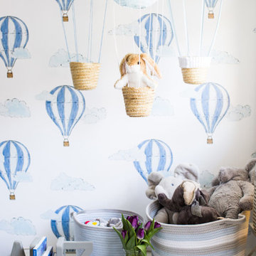 Baby Boy's Nursery Interior