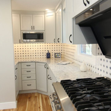 Jarrettsville Kitchen with Hidden Pantry & Blue Island