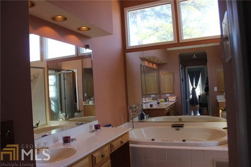 Updating 90s bathroom on a budget