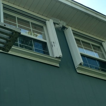 Stone- Accordion Shutters & Storm Door
