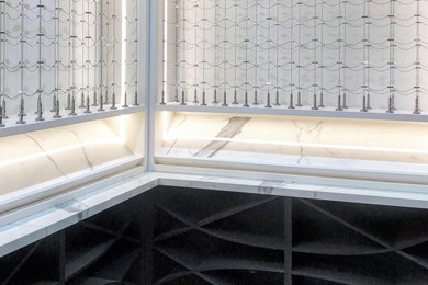 Inspiration for a transitional wine cellar remodel in Toronto