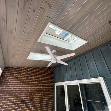 Moisture Shield Lake Fog Townhome Deck with Screened Porch