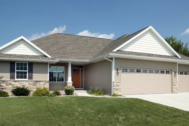 Example of an exterior home design in Other