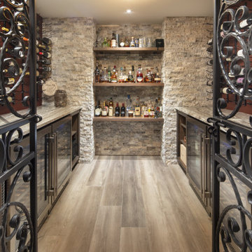 Massive Basement means Massive Entertainment in this Clifton Basement Remodel