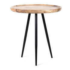 Chervey Natural Mango Wood Living Room Side Table