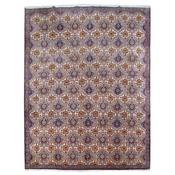 Consigned, Persian Rug, 11'x14', Handmade Wool Isfahan