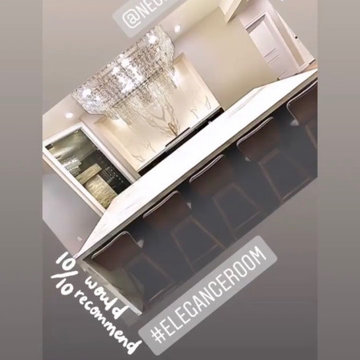 Neolith Calacatta Polished Basement Bar