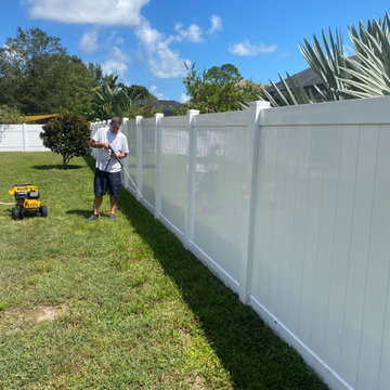 Pressure washing