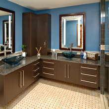 Blue bathroom