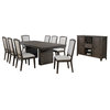 Sunset Trading Cali 10 Piece Extendable Dining Set With Server