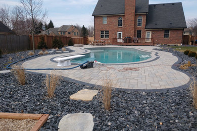 Paver Patio, Fire Pit and Pool