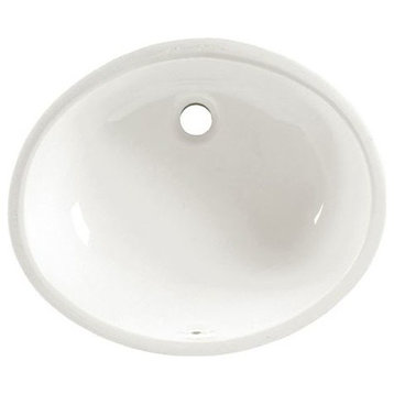 American Standard 0497.221 Ovalyn 19" Undermount Porcelain - White