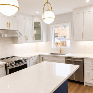 East Credit Kitchen & Structural Renovation - Open Concept