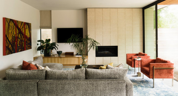 Contemporary Living Room by Britt Design Group