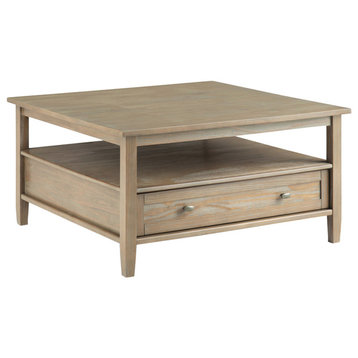 Warm Shaker Square Coffee Table
