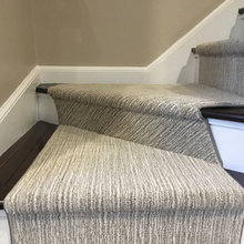 Carpet on stairs