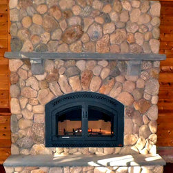 Cedar Creek River Rounds Chimney - Siding And Stone Veneer